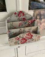 Oud frans stoffenbakje doosje, Antiek en Kunst, Curiosa en Brocante, Ophalen of Verzenden