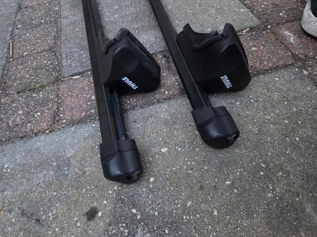 Thule dakdragers universeel voor auto's met rail, Ophalen of Verzenden, Gebruikt