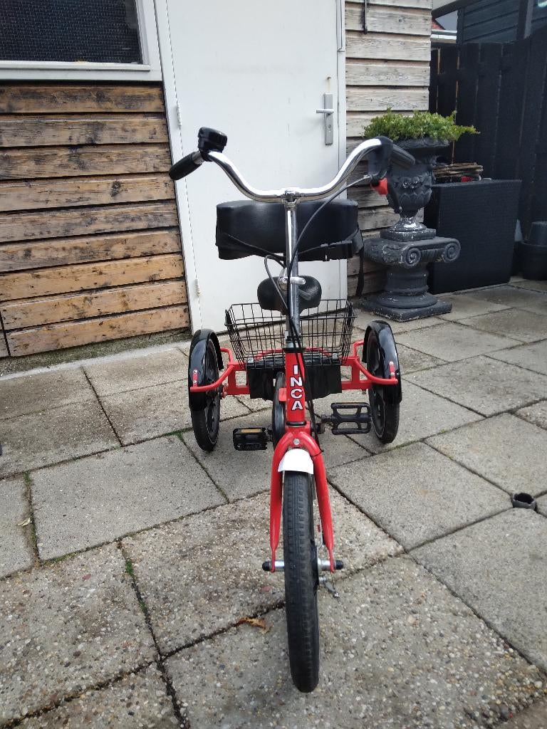 Driewieler fiets, rood, Minder dan 47 cm, Ophalen, Overige merken, Gebruikt