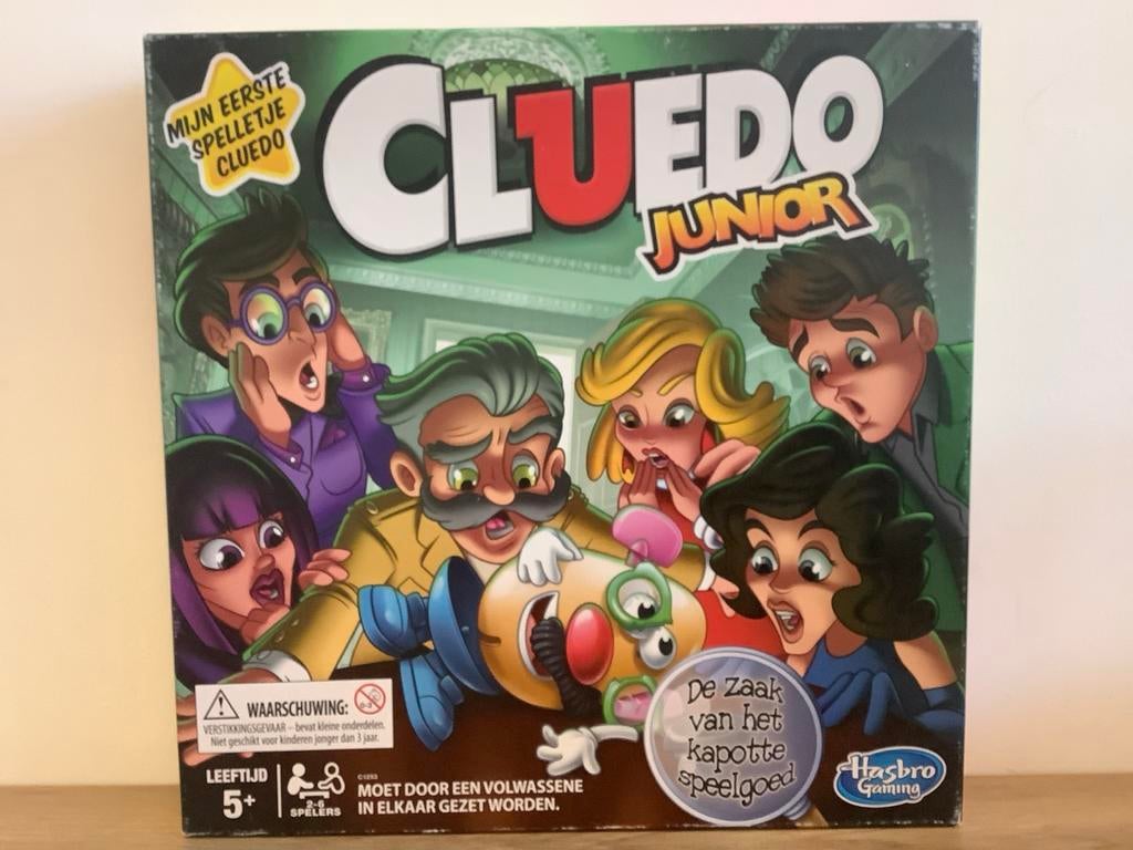 Cluedo Junior: Mijn Eerste Spelletje Cluedo, Vijf spelers of meer, Ophalen of Verzenden, Gebruikt