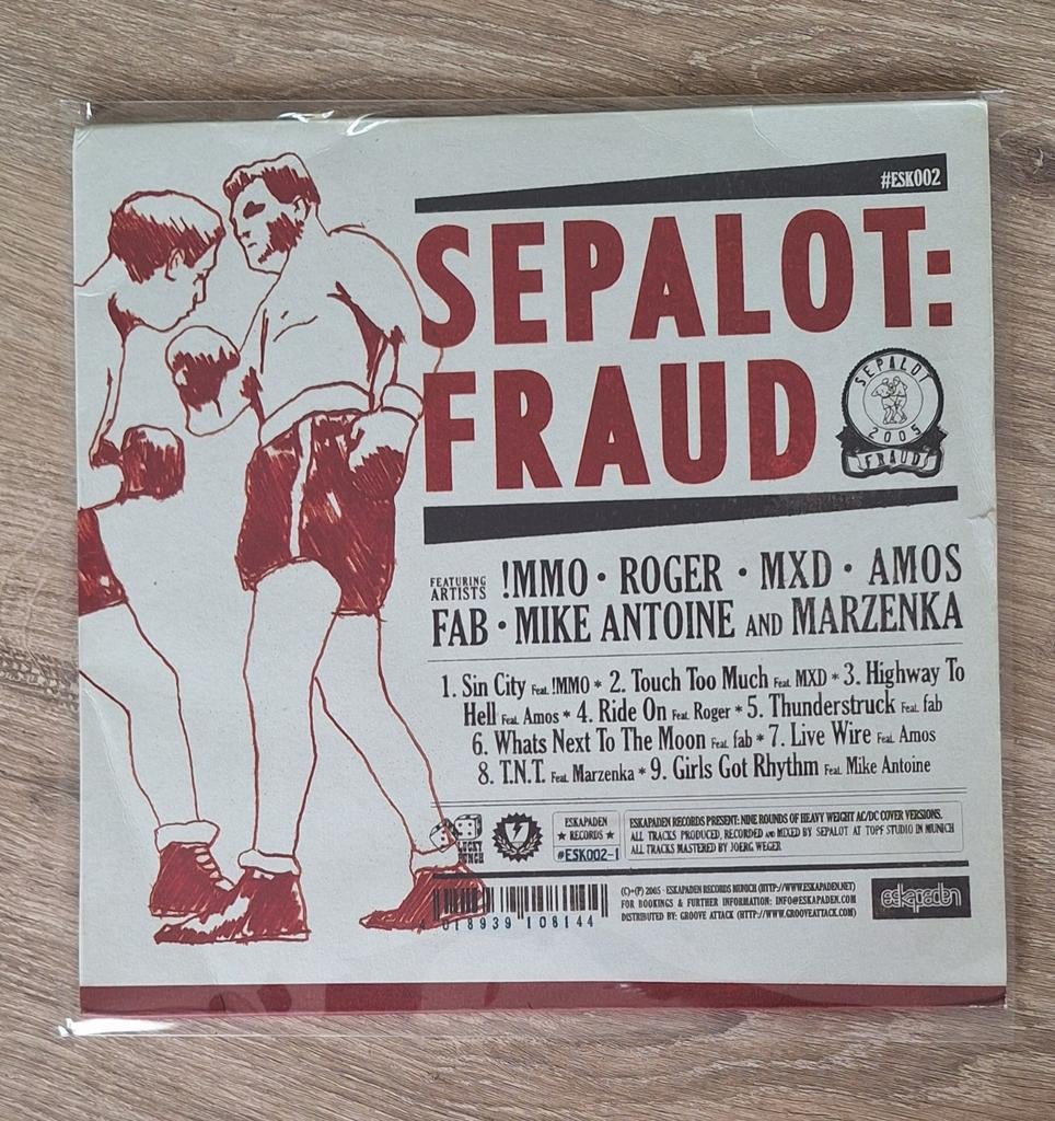Sepalot - Fraud (AC/DC covers) LP - Collectors item, Ophalen of Verzenden