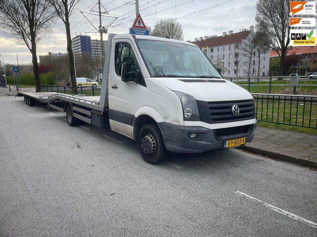 Volkswagen Crafter Oprijwagen met Carliner dubbele aanhanger, Gebruikt, Euro 6, 4 cilinders, Volkswagen
