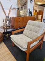 Vintage fauteuil Deens design 70s, Ophalen, Gebruikt, ., Vintage
