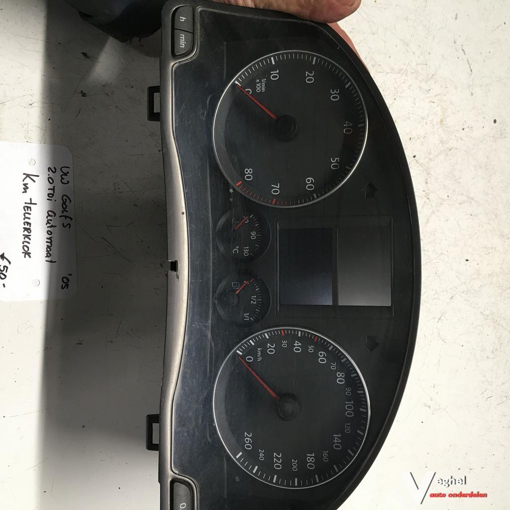 Vw Golf 5 2.0 tdi automaat  2005  Km Tellerklok    1K0920861, Gebruikt, -, -, Ophalen of Verzenden