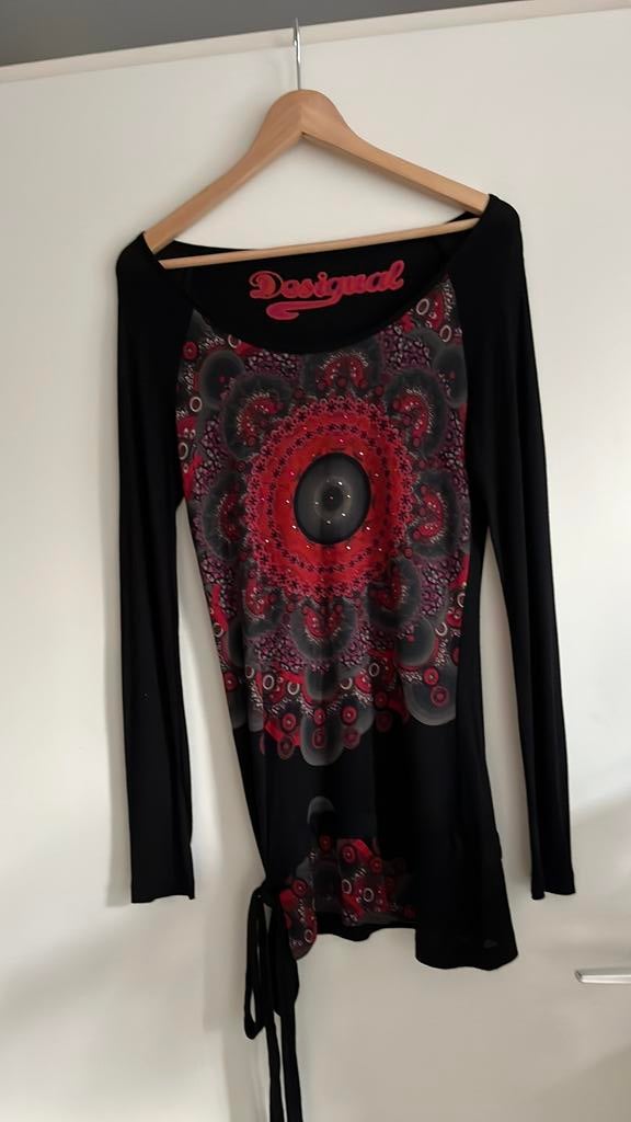 Tuniek blouse Desigual maat XS, Ophalen of Verzenden, Zo goed als nieuw, Maat 34 (XS) of kleiner, Lange mouw