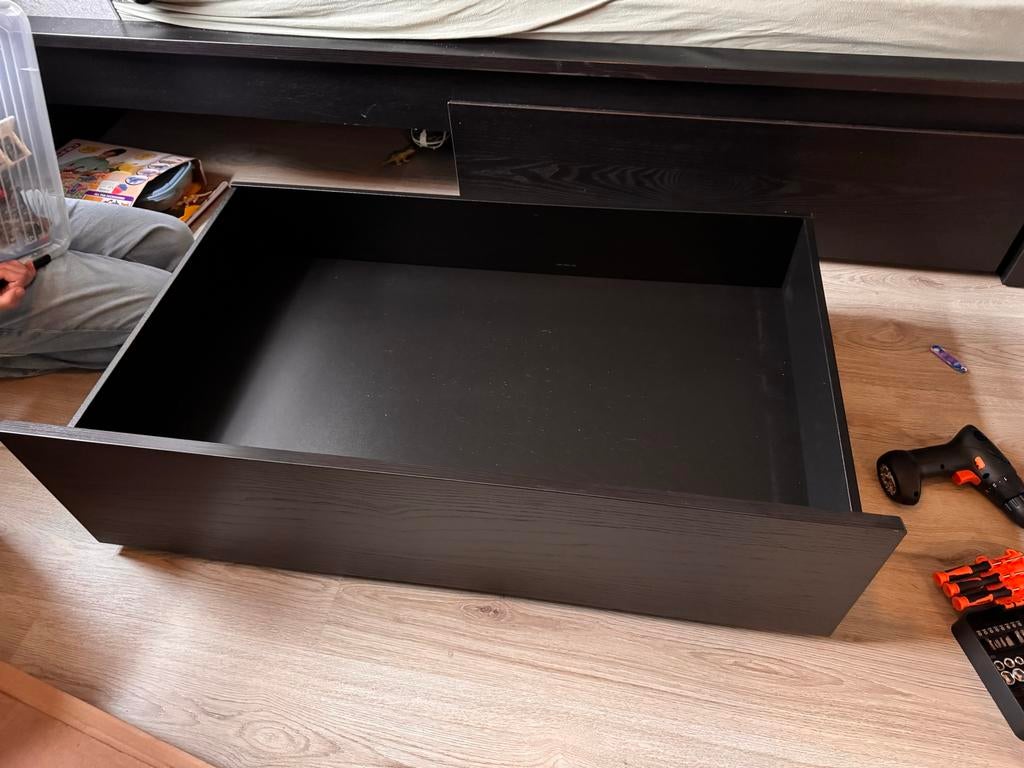 Nieuwe IKEA Bedlade - Zelf in elkaar zetten!, Ophalen of Verzenden, Nieuw