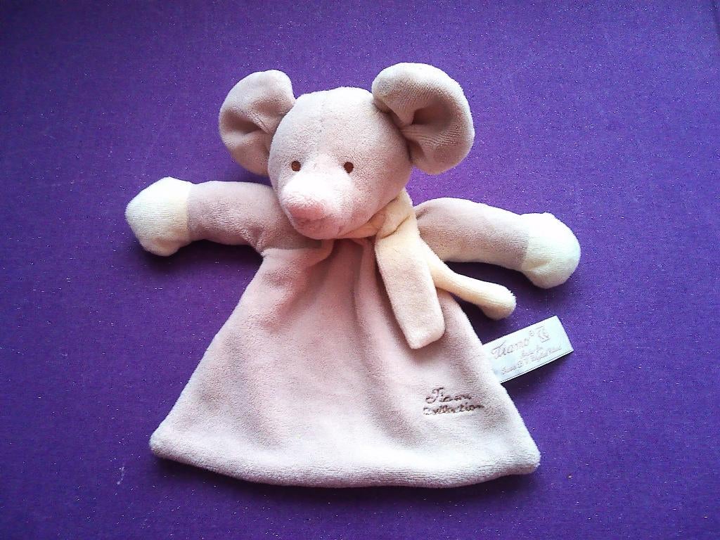 TIAMO COLLECTION Knuffeldoekje MUIS. 22 CM **Nieuw**, Ophalen of Verzenden, Nieuw, Overige typen