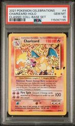 charizard celebrations psa 10, Ophalen of Verzenden, Zo goed als nieuw, Foil