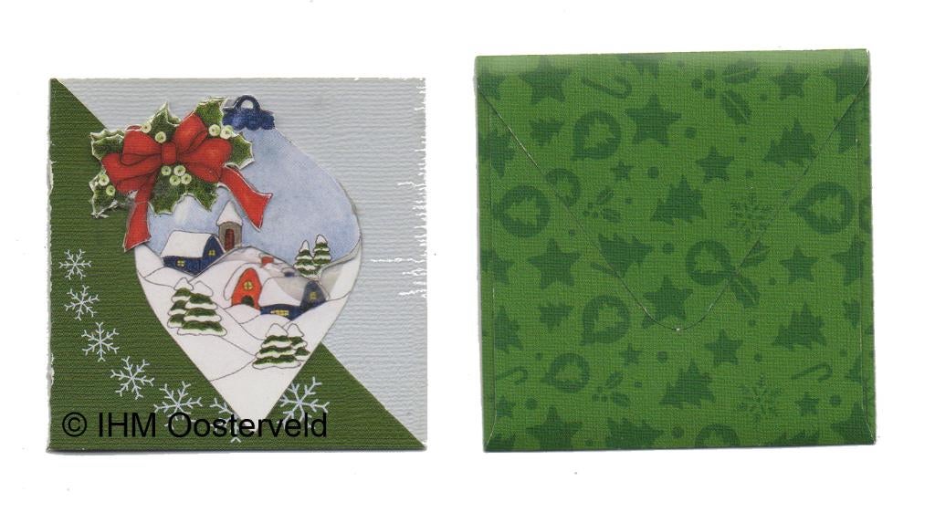 3D Label 1  Kerstdorpje, Hobby en Vrije tijd, Ophalen of Verzenden, Nieuw, Kerst