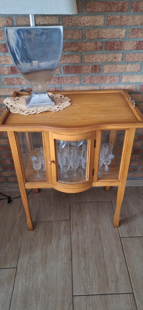 Theekastje met afneembaar dienblad - Hout, Ophalen