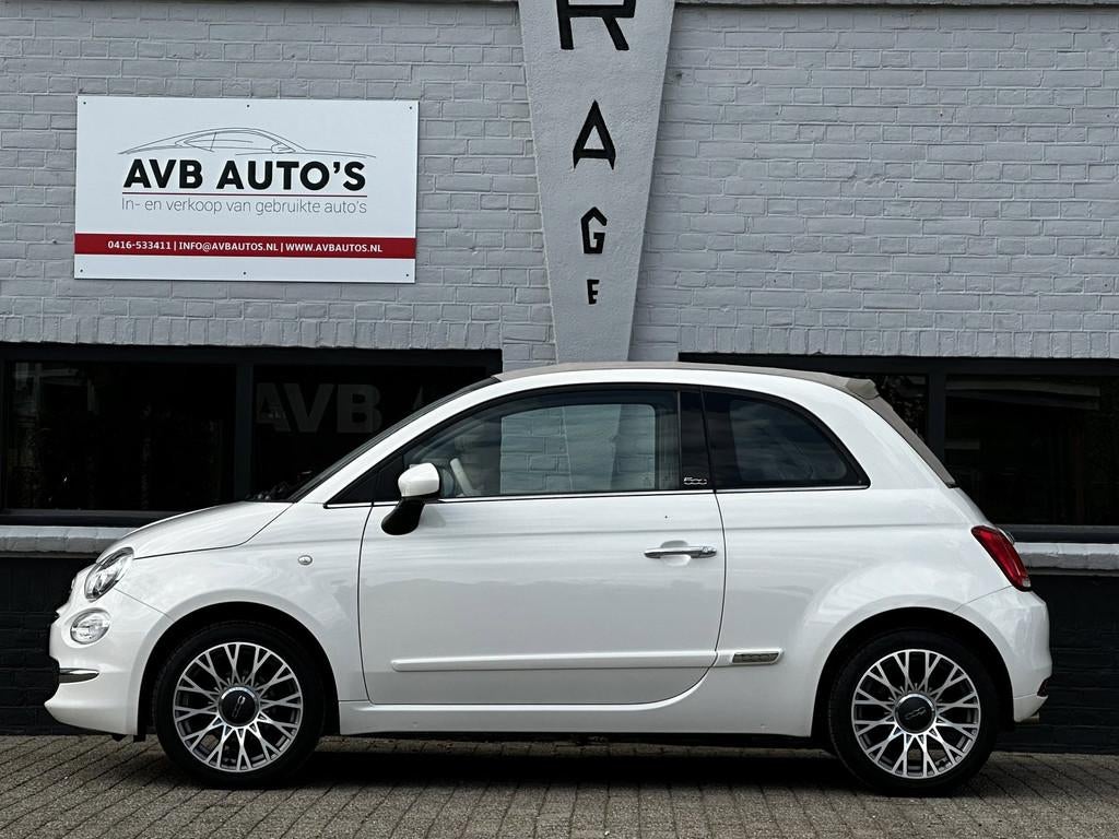 Fiat 500 C 1.2 Lounge Airco Cruise Groot Scherm PDC Cabrio, Voorwielaandrijving, Gebruikt, 4 cilinders, Cabriolet