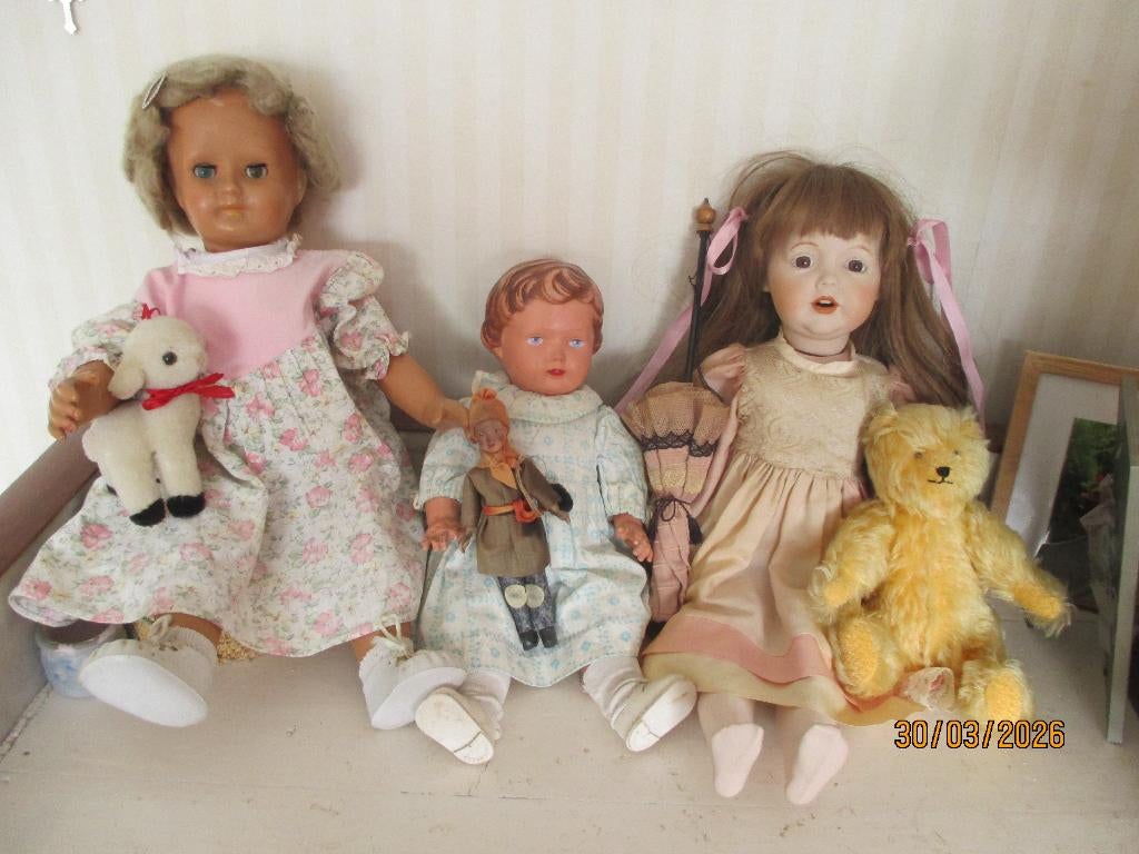 Oude poppen, Ophalen of Verzenden