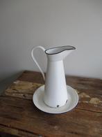 mooie emaille brocante lampetkan, Ophalen of Verzenden