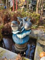 Tuinbeeld dolfijnen, Ophalen, Gebruikt, Beton, Dierenbeeld