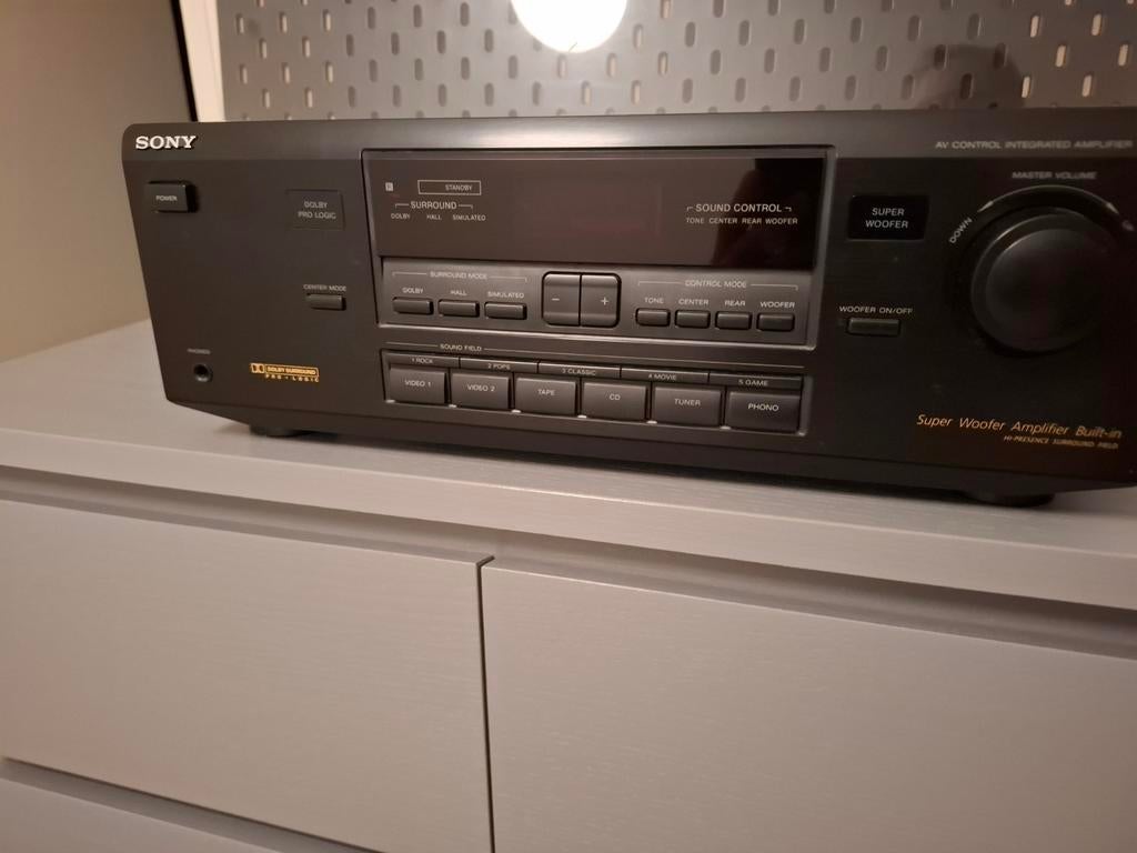 Sony TA-AV561 AV Control Geïntegreerde Versterker, Ophalen, 60 tot 120 watt, Sony, Gebruikt