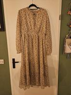 Jurk, oranje met bloemetjes, Zeeman, xl, Ophalen of Verzenden, Zo goed als nieuw, Oranje, Jurk