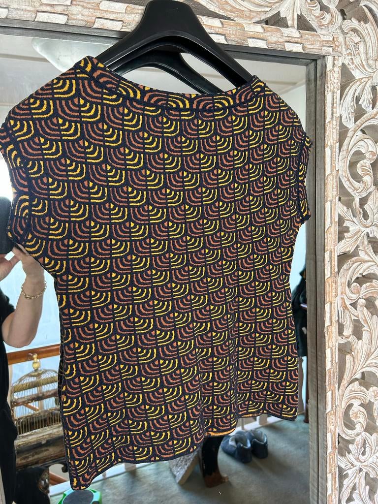 Missoni top met patroon - Maat 38/40, Maat 38/40 (M), Overige kleuren, Ophalen of Verzenden, Zo goed als nieuw