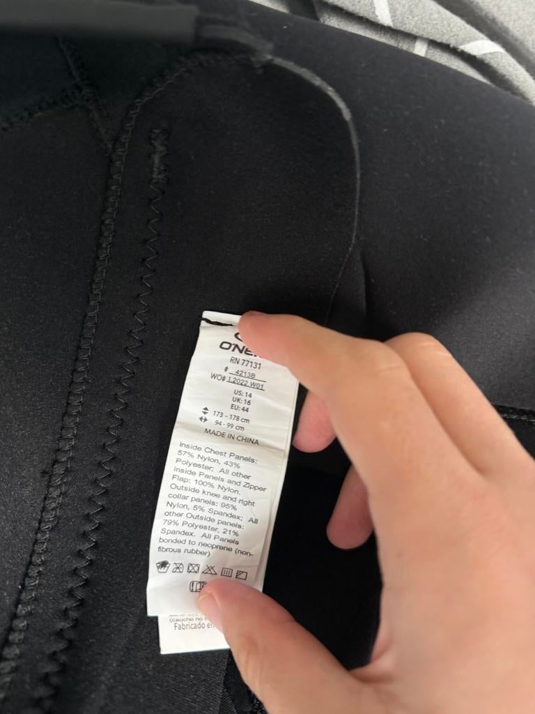 O'Neill Wetsuit Dames Maat 44 EU (14 US, 16 UK), Ophalen of Verzenden, Zo goed als nieuw, Dame, Wetsuit