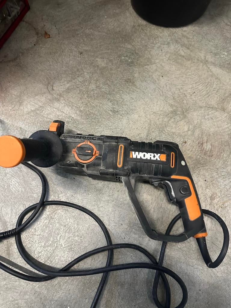 Worx Hammerforce boorhamer, Ophalen, Boor- en/of Breekhamer, Klopboormechanisme, Gebruikt