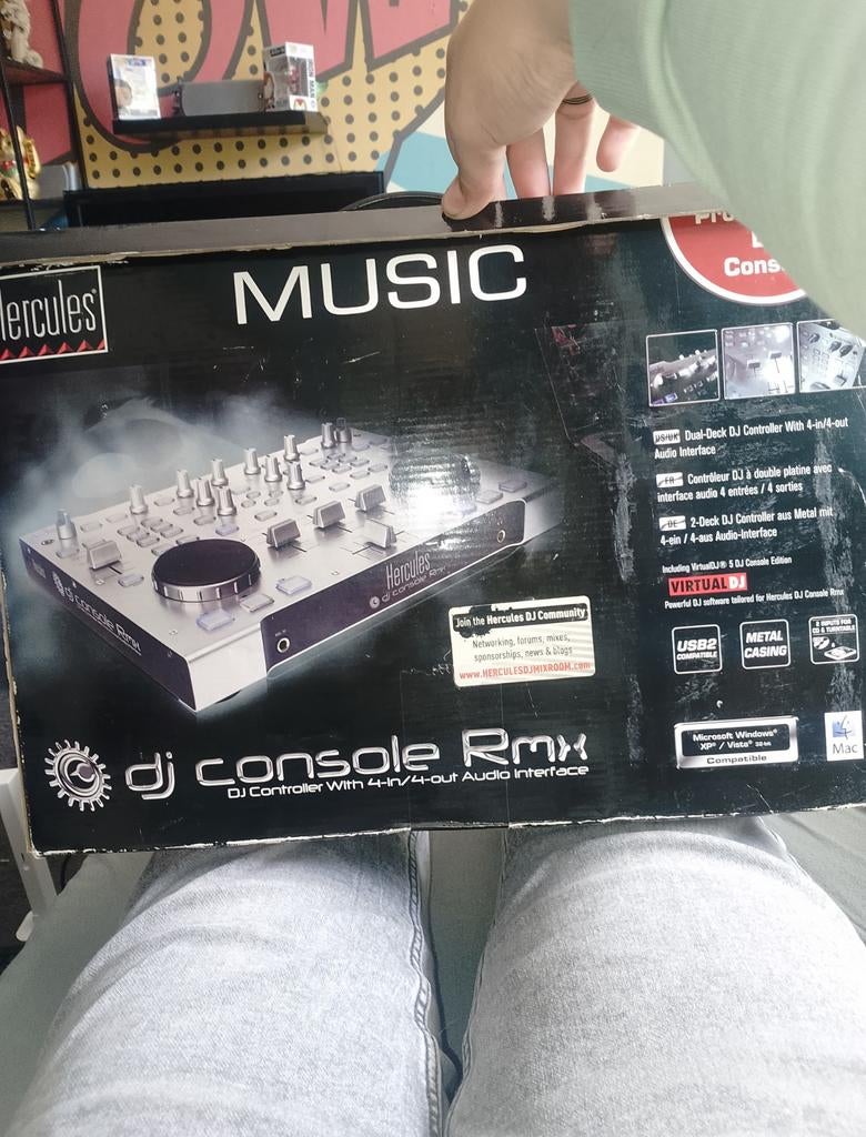 Hercules DJ Console Rmx - Complete DJ Controller Set, Ophalen of Verzenden, Zo goed als nieuw, Dj-set, Overige merken