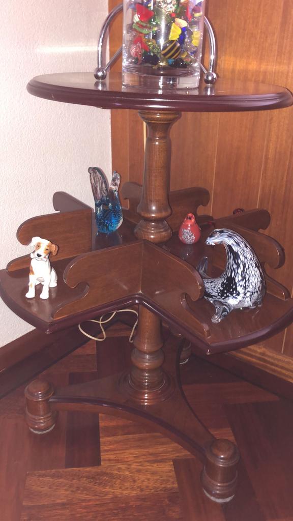 Klassiek decoratie tafeltje in uitstekende staat, Ophalen, Rond, Minder dan 50 cm, Zo goed als nieuw