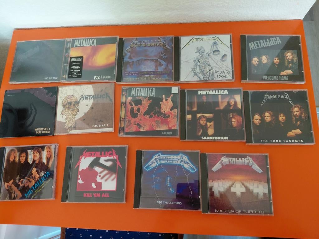 Collectie van 14 Metallica cd's, Ophalen of Verzenden, Gebruikt