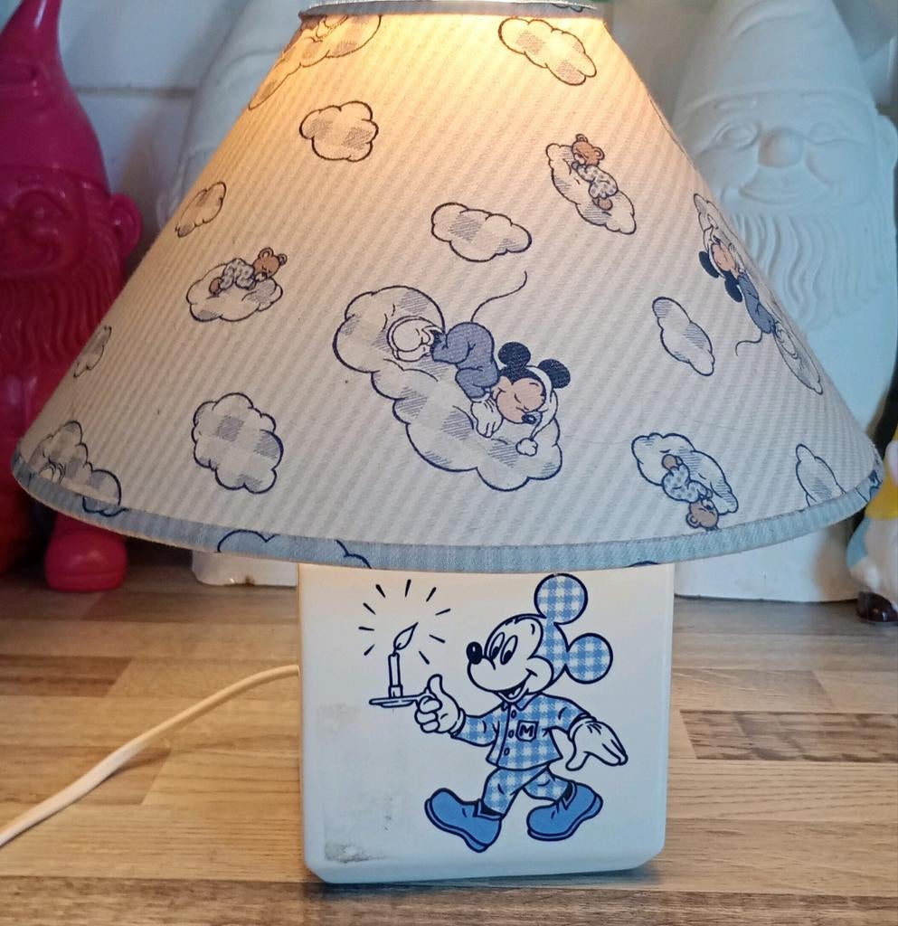 Donaldson Mickey Mouse nachtlamp, Huis en Inrichting, Ophalen of Verzenden, Zo goed als nieuw, Minder dan 50 cm