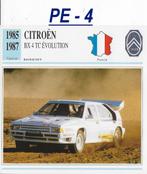 Pe4 autokaart citroen bx tc evolution ( 1985 - 1987 ), Ophalen of Verzenden, Zo goed als nieuw, Auto's