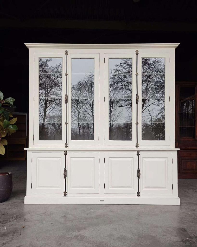 Franse Servieskast | Buffetkast XL | Winkelkast #4071, Huis en Inrichting, Kasten | Buffetkasten, Niet ingevuld, 200 cm of meer