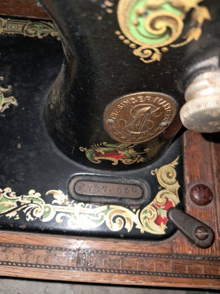 Antieke naaimachine singer, Antiek en Kunst, Antiek | Naaimachines, Ophalen