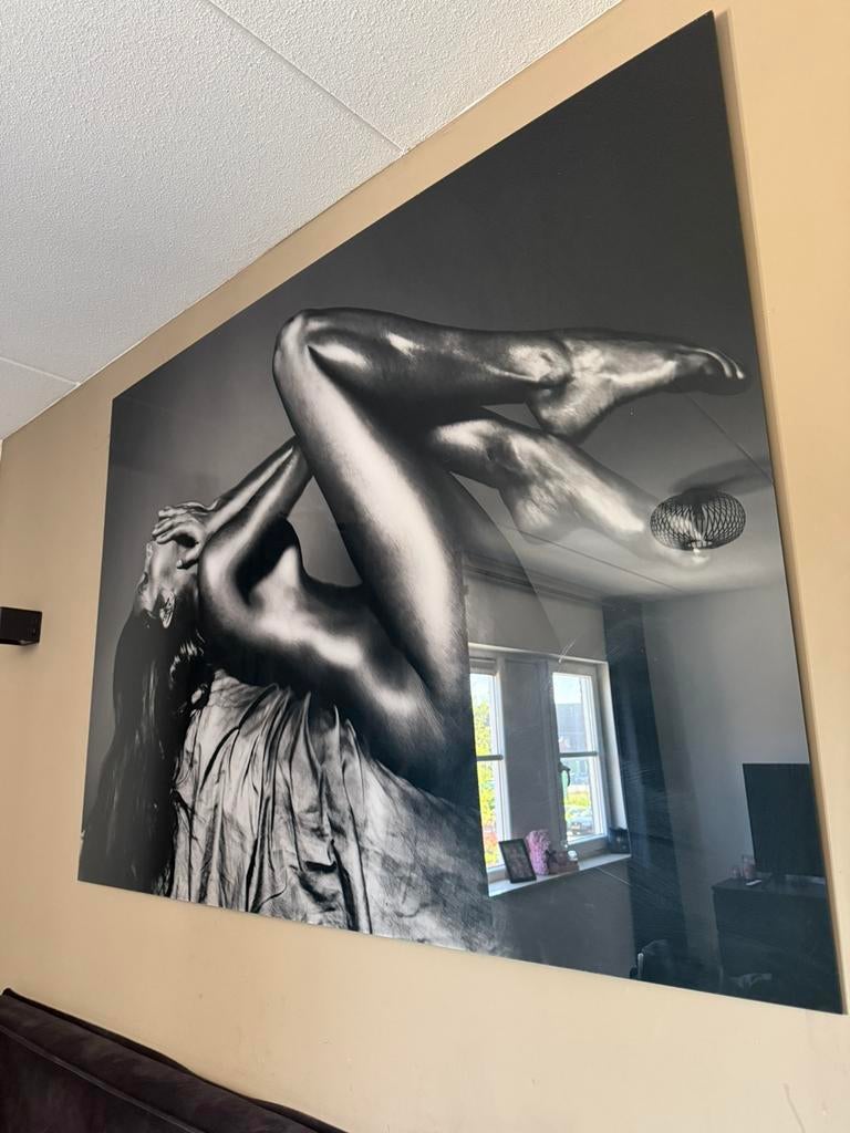 Plexiglas schilderij Cobra Art Igor VASILIADIS, Ophalen, 125 cm of meer, Zo goed als nieuw, Schilderij