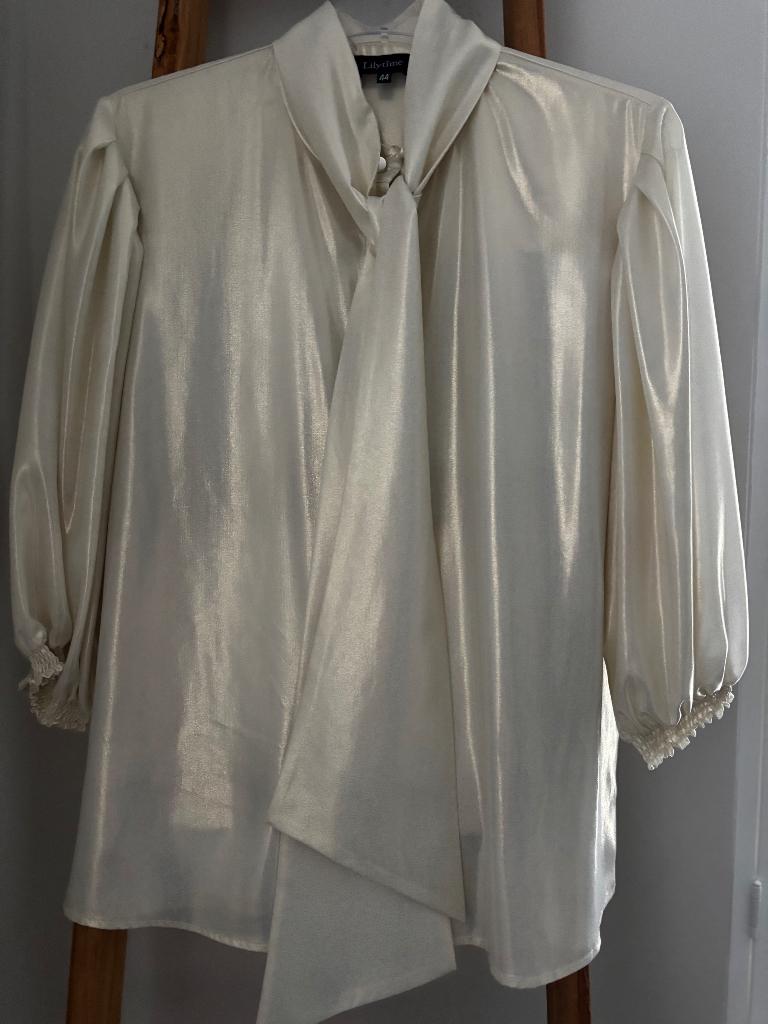 Lilytime blouse - maat 44, Beige, Maat 42/44 (L), Ophalen of Verzenden, Zo goed als nieuw