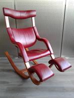 Stokke (Variér) Gravity (Bordeauxrood Leder), Zeer Mooi!, Ophalen, 125 tot 150 cm, Leer, Zo goed als nieuw