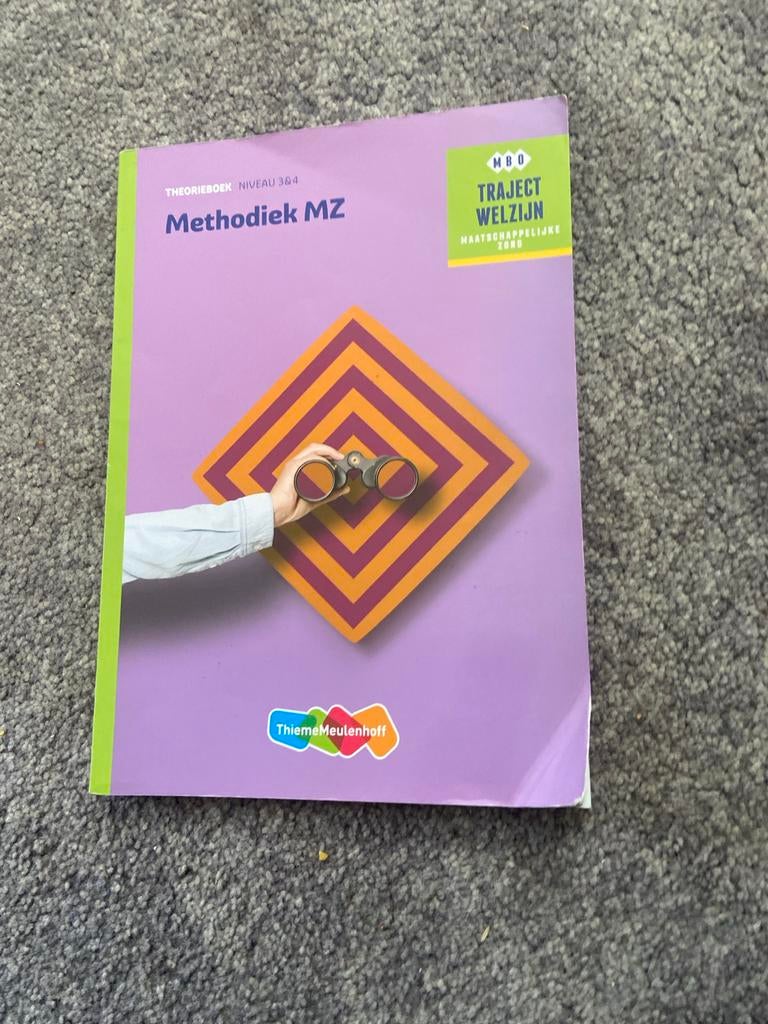 Methodiek MZ - Traject Welzijn MBO niveau 3&4, Boeken, Ophalen of Verzenden, Gamma, Gelezen, MBO