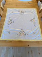 Vintage Pasen katoen vierkant paas kleed kuiken ei narcis, Ophalen of Verzenden, Zo goed als nieuw