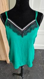 Eksept Topje Maat M Appeltjesgroen met Kant en Bies, Zwart, Ophalen of Verzenden, Zo goed als nieuw, Eksept