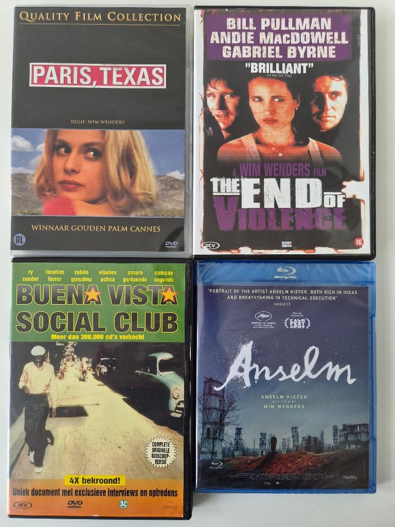 4x Wim Wenders, Alle leeftijden, Ophalen of Verzenden, Zo goed als nieuw, Overige gebieden