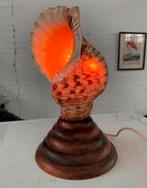 Lamp schitterende antieke Schelpen lamp tafellamp, Antiek en Kunst, Antiek | Lampen, Ophalen of Verzenden