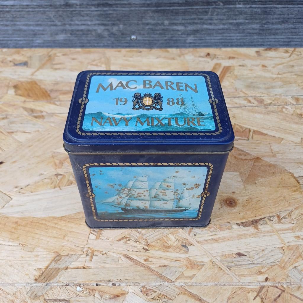 Blik MacBaren navy mixture, Verzamelen, Blikken, Ophalen of Verzenden, Gebruikt, Overige, Overige merken
