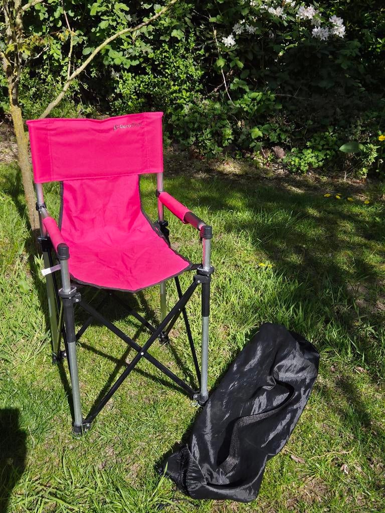 Eurotrail Campingstoel Petit Junior Roze, Ophalen of Verzenden, Zo goed als nieuw, Campingstoel
