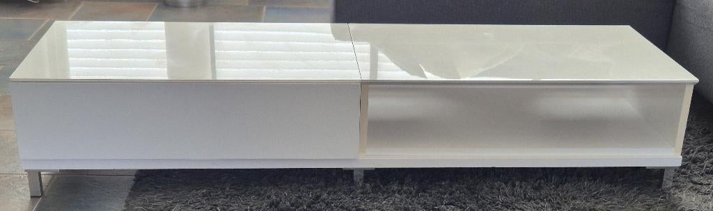 TV-tafel, Huis en Inrichting, Kasten | Televisiemeubels, Ophalen, Gebruikt, 150 tot 200 cm, Minder dan 100 cm