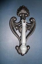 Deurklopper - Smeedijzeren model - H:20cm B:12cm D:3cm, Antiek en Kunst, Ophalen