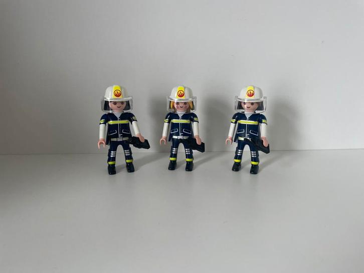 Playmobil leuke set met 3 brandweervrouwen, Kinderen en Baby's, Speelgoed | Playmobil, Nieuw, Complete set, Ophalen of Verzenden