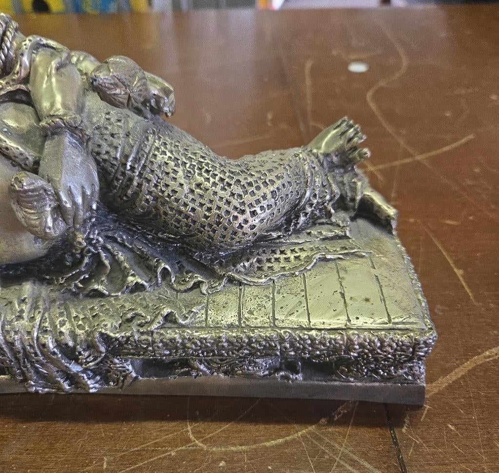 Metalen Ganesha beeld, Huis en Inrichting, Ophalen of Verzenden, Zo goed als nieuw, X, X