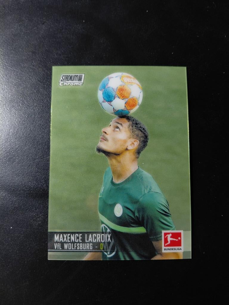 Maxence lacroix (crystal palace/wolfsburg) topps chrome, Ophalen of Verzenden, Nieuw, Buitenlandse clubs, Spelerskaart