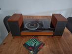 VINTAGE RETRO WERKEND JAREN 60 PLATENSPELER & LUIDSPREKERS, Overige merken, Pitch-regelaar, Ophalen of Verzenden, Zo goed als nieuw