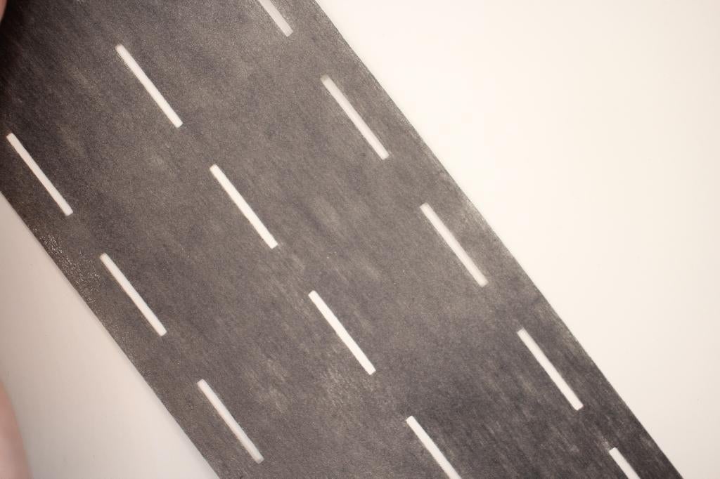 Vlieseline plak -en-vouw-om / Tailleband - zwart 9cm #3869, Hobby en Vrije tijd, Ophalen of Verzenden, Nieuw, Lint, Band of Elastiek