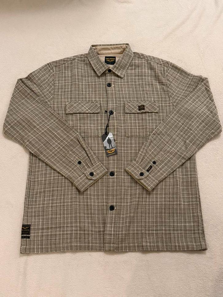 PME Legend Overhemd jas  XXL - Nieuw, Kleding | Heren, Overhemden, Nieuw, Overige halswijdtes, Bruin, Ophalen of Verzenden