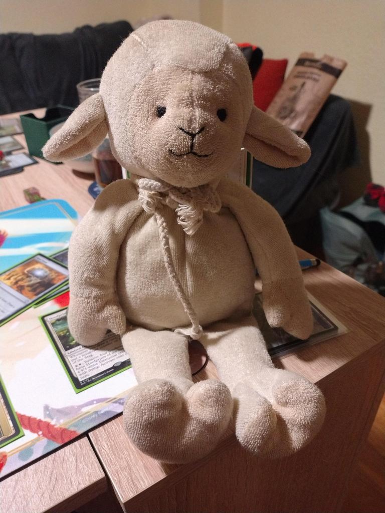 GEZOCHT!! Anna club plush schaapje, Ophalen of Verzenden, Zo goed als nieuw, Beeldje, Overige merken