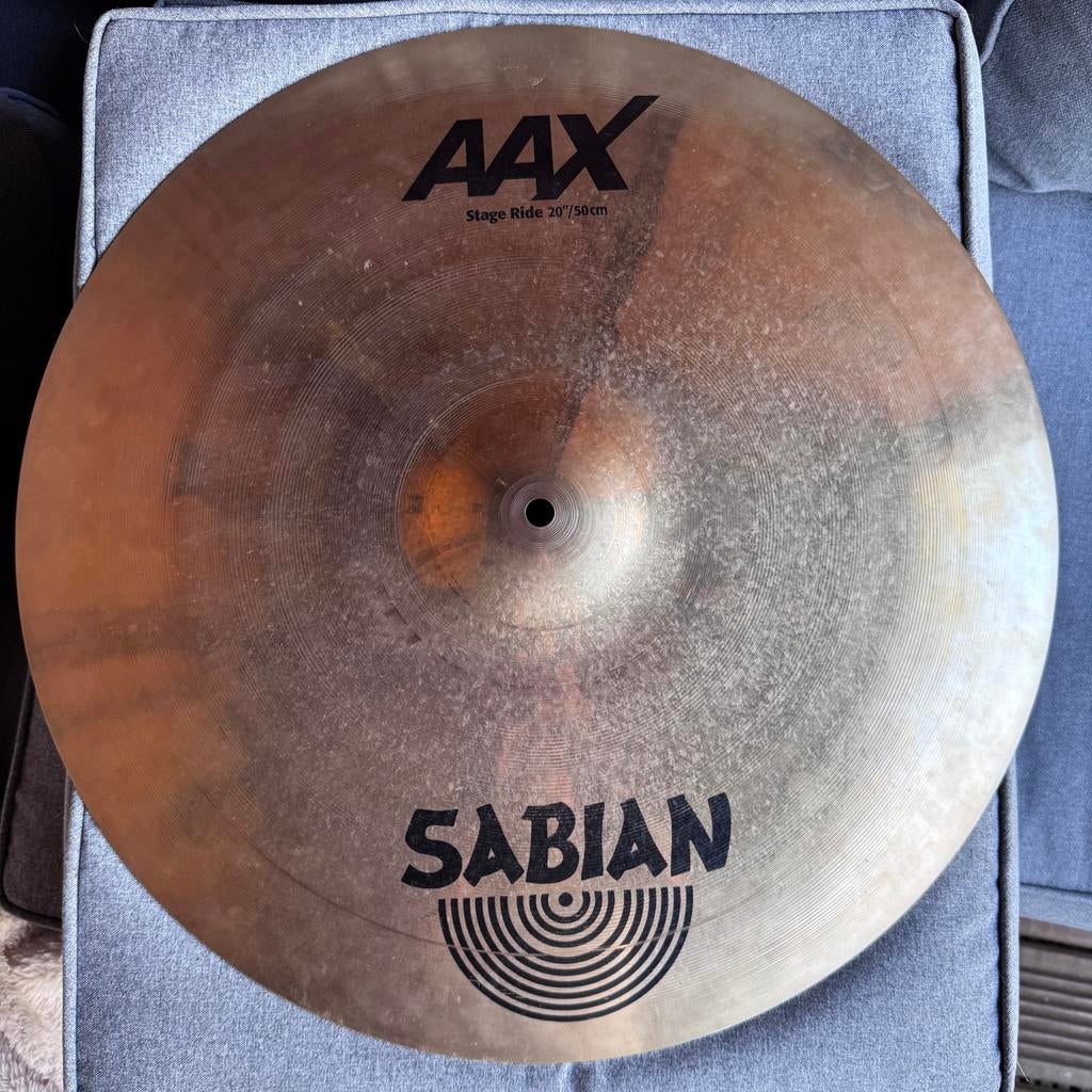 Sabian 20” AAX Stage Ride bekken - Zeer goede staat, Ophalen of Verzenden, Zo goed als nieuw, Overige merken